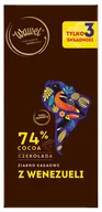 Czekolada - Czekolada Gorzka 74% z ziarnem z Wenezueli Wawel 100g - miniaturka - grafika 1