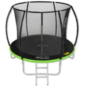 Trampoliny - Trampolina z siatką wewnętrzną 252cm 8FT - miniaturka - grafika 1