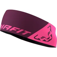 Czapki i chusty sportowe damskie - DYNAFIT Opaska na głowę Performance Headband Cheeky Pink - miniaturka - grafika 1