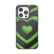 Etui i futerały do telefonów - PopSockets: PopCase (do MagSafe) - Etui na telefon iPhone 14 z możliwością zmiany położenia PopGrip przesuwnym stojakiem na telefon i uchwytem z wymienną górą, Atomówki - Green Spice - miniaturka - grafika 1