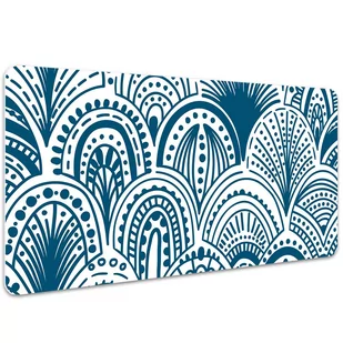 Ochronna mata na biurko Abstrakcja Boho 100x50 cm, Dywanomat - Podkładki na biurko - miniaturka - grafika 1