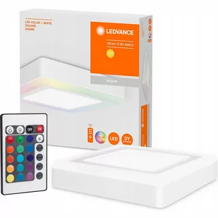 LEDVANCE LEDVANCE LED Color+white square lampa ścienna 20cm - Lampy ścienne - miniaturka - grafika 1