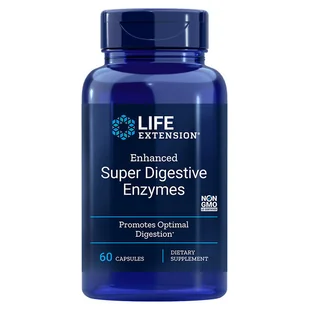 LIFE EXTENSION LIFE EXTENSION Enhanced Super Digestive Enzymes 60vegcaps - Witaminy i minerały dla sportowców - miniaturka - grafika 2