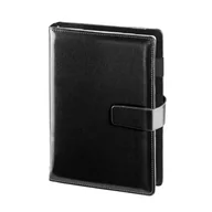 Planery - Planner dzienno-tygodniowy premium czarny A5 z wymiennym wkładem zapięcie magnetyczne Cambridge - miniaturka - grafika 1