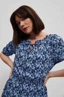 Sukienki - Sukienka w kwiatowy wzór-S - miniaturka - grafika 1