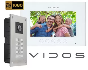 Wideodomofon Vidos X stacja bramowa z szyfratorem S14D (podtynkowa) oraz monitor M11W-X WiFi Android FHD - Wideodomofony - miniaturka - grafika 3