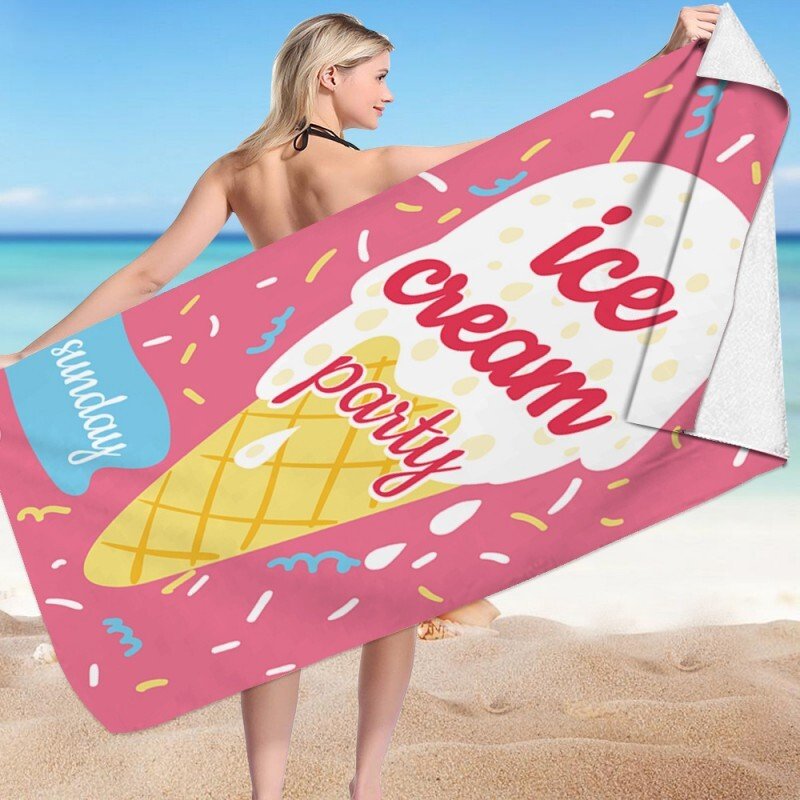 Ręcznik plażowy Carla Yilbaz różowy 150 cm x 70 cm
