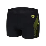 Kąpielówki męskie - Męskie Bokserki kąpielowe ARENA MEN'S SWIM SHORT GRAPHIC 005552/560 – Czarny - miniaturka - grafika 1