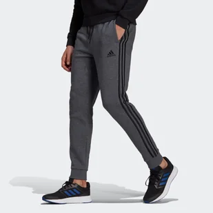 Spodnie męskie adidas Essentials Tapered Cuff 3 Stripes - Spodnie sportowe męskie - miniaturka - grafika 1