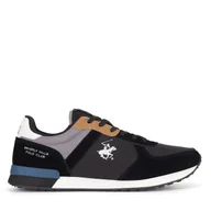 Sneakersy męskie - Sneakersy Beverly Hills Polo Club M-VS01477-19 Czarny - miniaturka - grafika 1