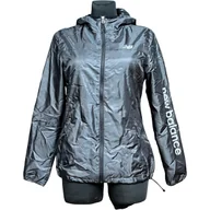 Kurtki damskie - New Balance Lekka Kurtka Damska Wygodna Stylowa Czarna Rozmiar M - miniaturka - grafika 1