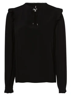 Tommy Hilfiger - Bluzka damska, czarny - Koszule damskie - miniaturka - grafika 1