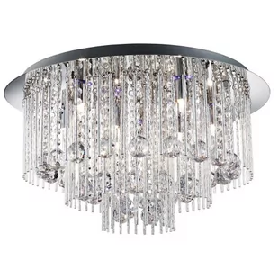 Searchlight Lampa sufitowa Beatrix Kristall z pilotem - Lampy sufitowe - miniaturka - grafika 1
