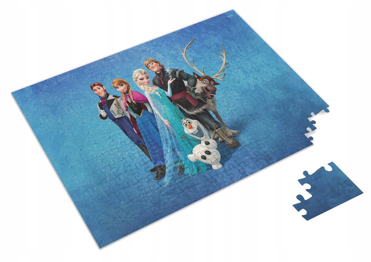 PUZZLE Kraina Lodu Frozen Elza Anna Elsa + IMIĘ Pudełko 120 el. #3