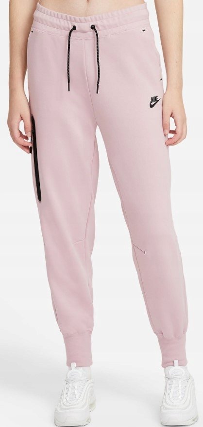 XL Spodnie damskie Nike Sportswear Tech Fleece CW4292-645 Różowe Sportowe D