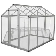 Klatki i wyposażenie dla ptaków - Vidaxl Ptaszarnia z aluminium 178x242x192 cm - miniaturka - grafika 1