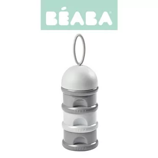 Beaba Pojemnik na mleko w proszku light/dark mist - Zestawy naczyń dla dzieci - miniaturka - grafika 1