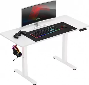 Biurko elektryczne, gamingowe, Hero 8.2, 120x60x118 cm, biały - Biurka gamingowe - miniaturka - grafika 3