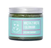 Peelingi do ciała - Mydlarnia 4 Szpaki Peeling cukrowy do ciała Mięta z Miętą i glonami 250 ml - miniaturka - grafika 1