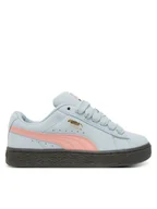 Buty dla dziewczynek - Puma Sneakersy Suede XL Jr 396577 30 Zielony - miniaturka - grafika 1