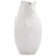 Wazony i flakony - Biały Wazon Dekoracyjny w Kształcie Pąka Kwiatu - miniaturka - grafika 1