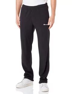 Champion Legacy Micro Polar Fleece-Straight Hem Spodnie dresowe męskie, Nero, L - Spodnie sportowe męskie - miniaturka - grafika 1