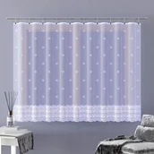 Firany - FIRANKA ŻAKARDOWA METRAŻOWA 618498/160 BIAŁA ZE WZOREM PO CAŁOŚCI - miniaturka - grafika 1