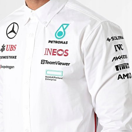 Koszulka bluza Mercedes-AMG Petronas F 1Team w kolorze białym Rozmiar.M