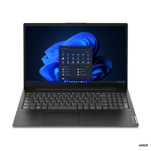 Lenovo V V15 AMD Ryzen 5 7520U 39,6 cm (15.6") Full HD 16 GB LPDDR5-SDRAM 512 GB SSD Wi-Fi 5 (802.11ac) Windows 11 Pro Czarny 82YU00JYGE - Laptopy - miniaturka - grafika 1