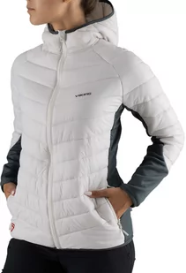 Kurtka damska z kapturem Viking Becky Warm Pro Lady ocieplana polartec primaloft biała (750/24/3232/0208) - Kurtki damskie - miniaturka - grafika 1