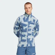 Odzież trekkingowa damska - Bluza Terrex Multi Printed Full-Zip Fleece - miniaturka - grafika 1