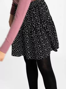 Czarna spódniczka dziewczęca z falbankami G-INES JUNIOR - Volcano - Sukienki i spódniczki dla dziewczynek - miniaturka - grafika 1