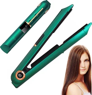 Prostownica Verk Prostownica do włosów ceramiczna lcd 2w1 regulacja temperatury power bank Prostownica do włosów ceramiczna lcd 2w1 regulacja temperatury power bank - Prostownice i karbownice do włosów - miniaturka - grafika 1