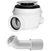 Syfony - Omnires Syfon brodzikowo-wannowy WB01X Chrom - miniaturka - grafika 1