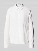 Bluzki damskie - Bluzka o kroju regular fit z mieszanki wiskozy i lnu model ‘VIVA’ - miniaturka - grafika 1