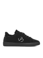 Półbuty damskie - Eva Minge Sneakersy EO-ELLA-WSDR13670 Czarny - miniaturka - grafika 1