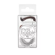 Ozdoby do włosów - Invisibobble Volumizer pomadka do układania fryzur, koński ogon, brązowe włosy, warkocz, efekt push-up, z bardzo mocnym trzymaniem, 1 x brązowy Volumizer Brown, 2 x gumka do włosów spirala - miniaturka - grafika 1