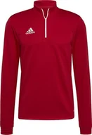 Bluzy męskie - Adidas Bluza adidas ENTRADA 22 Training Top H57556 H57556 czerwony XXXL - miniaturka - grafika 1