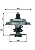 Termostaty - Termostat, płyn chłodzący Mahle TX 23 79D - miniaturka - grafika 1