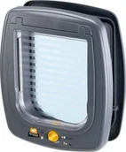 Pozostałe akcesoria dla kotów - Ferplast FERPLAST SWING 9 SET GREY - drzwiczki dla kotów i małych psów szare - miniaturka - grafika 1