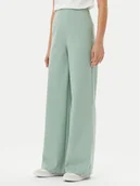 Spodnie damskie - Marc O'Polo Spodnie palazzo 502 4119 10033 Zielony Wide Fit - miniaturka - grafika 1