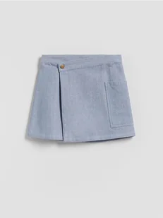 Reserved - Bawełniana spódnica - niebieski - Sukienki i spódniczki dla dziewczynek - miniaturka - grafika 1