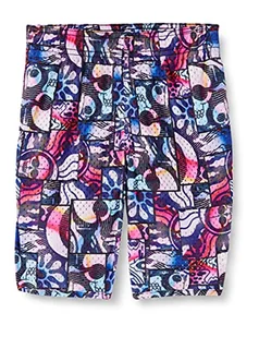 ARENA Męskie B SCARY JR LONG BERMUDA szorty, BLACK MULTI, 128 - Spodenki damskie - miniaturka - grafika 1