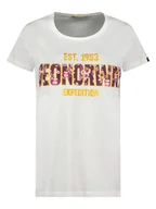 Koszulki i topy damskie - Geographical Norway Koszulka "Jarenne" w kolorze białym - miniaturka - grafika 1