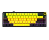 Klawiatury - Lorgar KBP70 Mini HOT SWAP RGB Czarna/żółta LRG-KBP70MW-YL - miniaturka - grafika 1