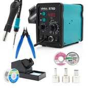 Lutownice - Hotair Yihua Stacja 2W1 878D Plecionka Kalafonia - miniaturka - grafika 1