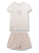 Piżamy dla dziewczynek - Sanetta Piżama w kolorze białym - miniaturka - grafika 1