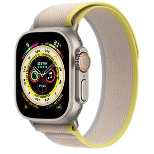 Apple Trail w kolorze żółtym/beżowym do koperty 49 mm S/M - Kup na Raty - - Akcesoria do zegarków - miniaturka - grafika 1