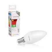 Żarówki LED - Whitenergy Żarówka LED 6 x SMD 2835 C37 E14 3W ciepła biała mleczna 10392 - miniaturka - grafika 1