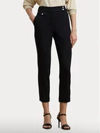 Spodnie damskie - LAUREN RALPH LAUREN Spodnie materiałowe 200980023001 Czarny Straight Fit - miniaturka - grafika 1